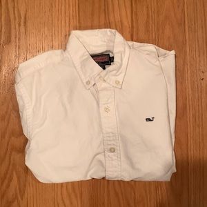White Vineyard Vines Button Down Shirt